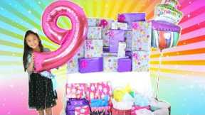Gifts Tiana Got For Her 9th Birthday 2018. Opening Presents Birthday Morning.