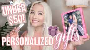EASY PERSONALIZED GIFT IDEAS UNDER $50! | GIFT GUIDE 2019