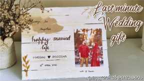 LAST MINUTE WEDDING GIFT || DIY PHOTO FRAME|| MALAYALAM ||