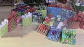 Dollhouse Tutorial -How to Make Miniature Gift Bags and Gift Boxes from Dollar Tree Gift Tags