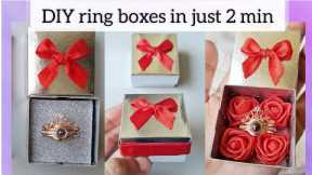 DIY Ring Box/Gift box ideas|Handmade gift box|best handmade gifts|handmade gift ideas|Ring box