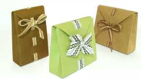 Easy Origami gift bags. Perfect gift bag - ANY SIZE! How to wrap a present.