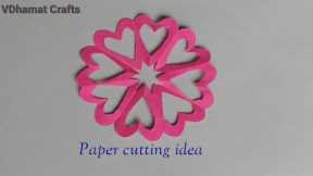 DIY | Paper Snowflake ideas | Origami Crafts | handmade crafts | papers idea | 2022 | #shorts | #art