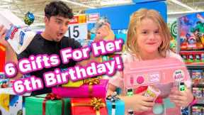 6 Gifts For Her 6th BIRTHDAY!!
