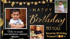 DIY BIRTHDAY PRESENT | BIRTHDAY GIFT BOX  | HANDMADE GIFT BOX | #HappybirthdayAidhu#birthdaygiftbox