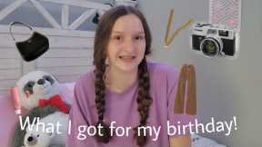 What I got for my birthday, gift ideas, gifts for teen girls | Ollie Anna