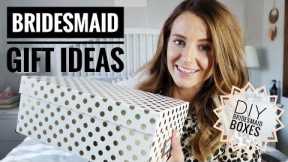 DIY BRIDESMAID GIFT BOXES | LUCIE AND THE BUMP WEDDING