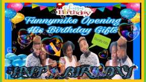 FUNNYMIKE OPENING  BIRTHDAY GIFTS (PRANK GONE WRONG)