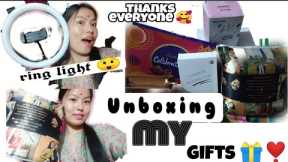 Unboxing my gifts!!🎁 birthday gift!! 🎂#sikkim #thankyou everyone!! 🥰🥰