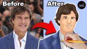 personalized gift ideas for friends | portrait to cartoon tom cruise