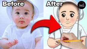 Birthday Gifts Ideas | Cartoon Family Portrait Rayyanza Malik Ahmad