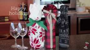 How to Gift Wrap Wine Bottles - Three Ways