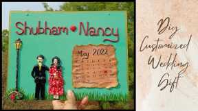 Customized Couple Gift Ideas/Couple Gifting Idea/Bride Groom Design/Wedding Gift Ideas/Clay Art