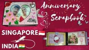 Anniversary Scrapbook. Scrapbook for Wedding Anniversary.Love Album.Gift for Husband.BestCoupleAlbum