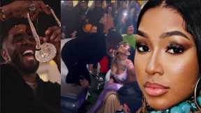 Yung Miami Gifts Her Man Diddy a Chain For His 53rd Birthday