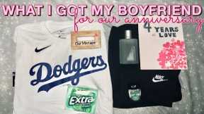 WHAT I GOT MY BOYFRIEND FOR OUR ANNIVERSARY + gift ideas