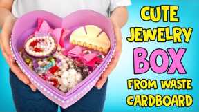 DIY Heart-Shaped Gift Box From Cardboard