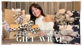 DIY Modern Holiday Gift Wrap Ideas | Luxury Bow, Pull Tab & More!!