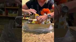 Festive Fall Charcuterie and Wine Gift Basket #shorts