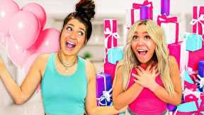 SURPRISING MY SISTER WITH 16 GIFTS FOR HER 16TH BIRTHDAY!!