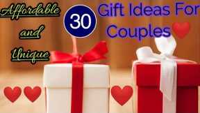 30 Awesome Gift Ideas for Couples | Anniversary Gift Ideas for Couples 2021 | Best gifts for couples