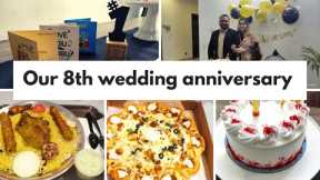 Our 8th wedding anniversary || diy gift for husband