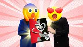 Valentine's day card making /Valentine's day card handmade easy /Valentine day card for boyfriend