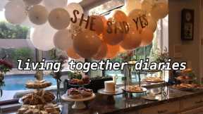 Living Together Diaries | making my bridesmaids proposal gifts, bachelorette party and bridal shower