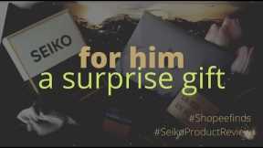 VALENTINES, MONTHSARY OR ANNIVERSARY GIFT/SURPRISE FOR HIM SHOPEE FINDS (SEIKO,MUSIC BOX,FILMS) ASMR