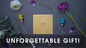 how to make a gorgeous wedding gift for the happy couple!