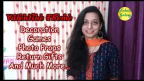 Valentine Theme Kitty Party Decoration, Games, Photo Props, Return Gifts Ideas