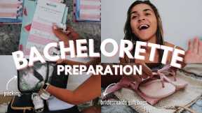 BACHELORETTE PREP | BRIDESMAIDS gift bags, packing, shopping