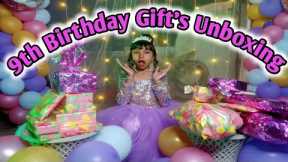 My 9th Birthday Gifts Unboxing / Birthday Gifts Opening / Cute Unicorn & Blackpink Stationary /