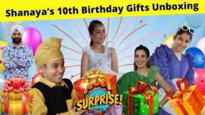 Shanaya’s 10th Birthday Gifts Unboxing | RS 1313 VLOGS | Ramneek Singh 1313