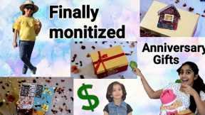 Handmade Anniversary Gifts|Message Cards|Gifts for mom & Dad |Anniversary Gift for parents