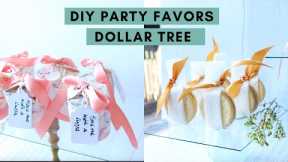 4 DIY Party Favors | Dollar Tree | Baby shower, Wedding, Birthday