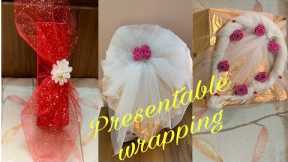 Gift wrapping idea | presentable Engagement /Wedding Gift wrapping | DIY Gift packing