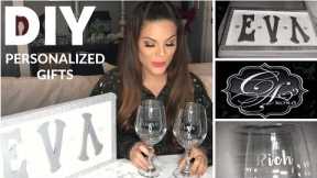 DIY crafting personalized gifts