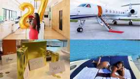 De’arra 27th Birthday | Surprised With A Private Flight, 5 Senses Gifts, Chef and MORE