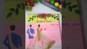 DIY🤯 Anniversary gift for my parents💜!! #shorts #trending #craft