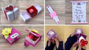 DIY - 4 gift box ideas | surprise gift box | valentines day gift idea | birthday gifts