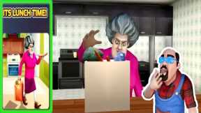 Scary Teacher 3D - New Update New Chapter New Levels | Its Lunch Time | Gameplay (Android,iOS)