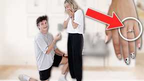 I SURPRISED HER WITH A RING! (4 year anniversary gift exchange)