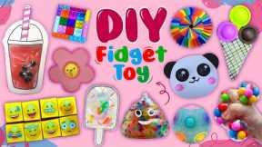 15 DIY Super Fidget Toys - Pop It and Stress Relief Toys - Viral TikTok Videos #fidget #diy #popit
