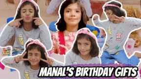 Manal ko miley bhut sarey gifts🎁😱#viral #birthday #video