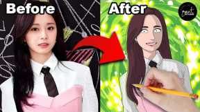 Rick and Morty style - wedding anniversary gift for wife - Gantstudio - Custom Cartoon Portrait