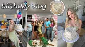 My 20th birthday vlog | baking my cake, family dinner, bday gifts ✨