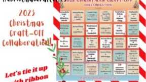 2023 Christmas Craft-Off Collaboration! Let's tie it up with ribbon 💝#christmascraftoff23