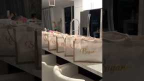 Birthday trip party favors! EVERYTHING is from Amazon #birthday #adultpartyfavors #bachelorettebags