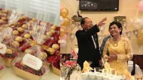 DIY Thank you gifts or party favors : 60th Wedding Anniversary